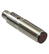 Pepperl&plus;Fuchs Photoelectric Sensor; Diffuse; 18mm Barrel; 500mm Range; 10-30VDC; PNP; LO/DO Configurable; M12 QD